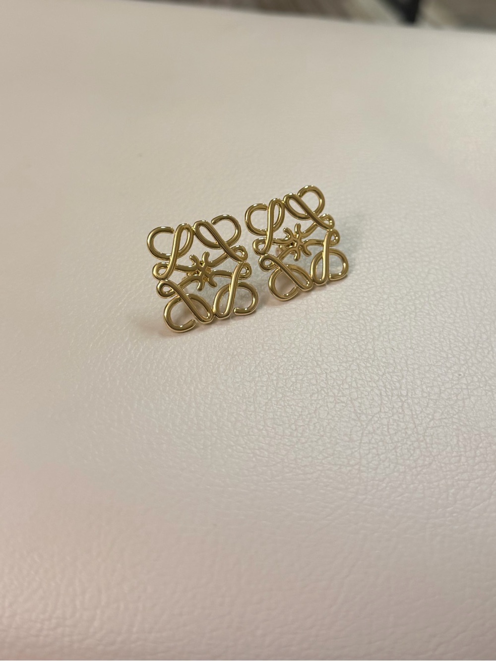 Gold Loewe earrings